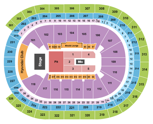 UBS Arena Chris Stapleton Seating Chart
